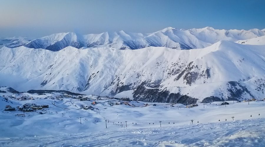 Skiing in Gudauri | التزلج في غوداووري