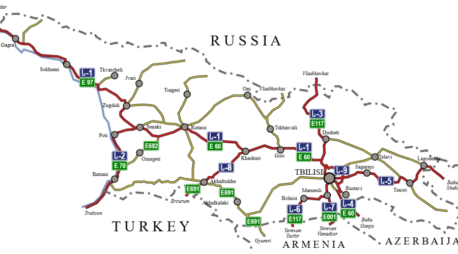 Distance Between Cities | المسافات بين المدن